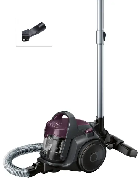 Aspirator Bosch - BGC05AAA1, HEPA, negru/mov