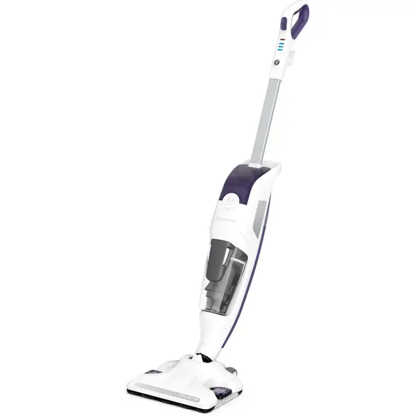 Aspirator cu abur Rowenta Clean Steam Revolution RY7731WH, 1500 W, Accesoriu covoare, Filtru anticalcar, Alb/Mov