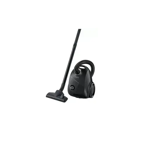 Aspirator cu Sac Bosch Serie 2 BGLS2BA1, 3.5 L, 600 W, 80 dB, Filtru igienic, Tub telescopic, Perie tapiterie, Maner ergonomic, Negru