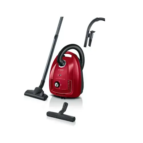 Aspirator cu sac BOSCH Series 4 BGD38RD1H, 600 W, 4L (Rosu)