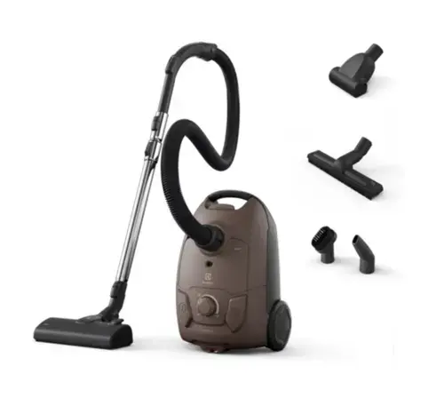 Aspirator cu sac Electrolux Seria 500 EB51A3WB, 750 W, Filtru HEPA, Maner ergonomic (Maro)