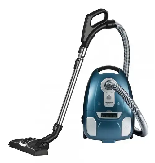 Aspirator cu sac Heinner HVC-MLED700BL, 700 W, Sac textil 3.5 l, Display LED, Putere variabila, Operare silentioasa 64db (Negru/Albastru)