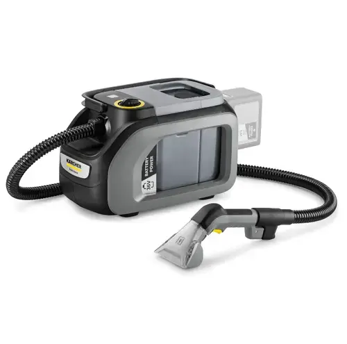 Aspirator cu spalare prin injectie-extractie profesional Karcher Puzzi 2/1 Bp, 16 l/s, 350W, fara acumulator inclus (Negru/Gri)