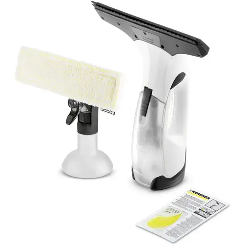 Aspirator de geamuri Karcher WV 2 Plus, 1.633-640.0, 35 min, Capacitate rezervor apa 100 ml, Putere de curatare aproximativ 75 m² (Alb/Negru)