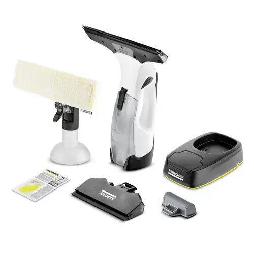 Aspirator de geamuri Karcher WV 5 Plus N, autonomie 35 min (Alb/Negru)