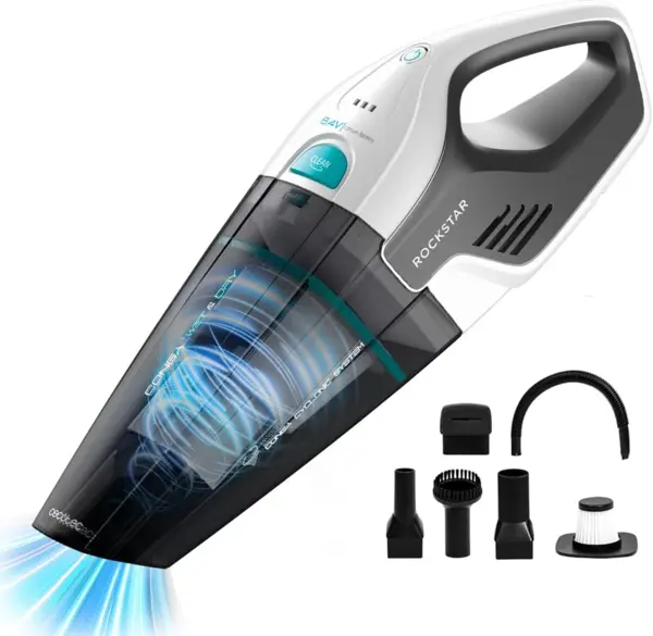 aspirator de mana cecotec conga rockstar hand, 50w, 4.5 kpal, baterie li-ion 8,4 v, 2500 mah, autonomie 20 min