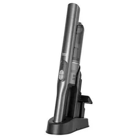 Aspirator de mana Teesa TSA5017, 200 W, Filtru HEPA, Recipient 0.2 l, Autonmie 35 minute (Negru)