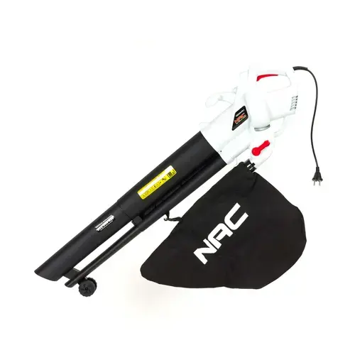 Aspirator electric/Suflanta de gradina, NAC, VBE320-FS-J, 3200W, 40 l, Negru/Alb