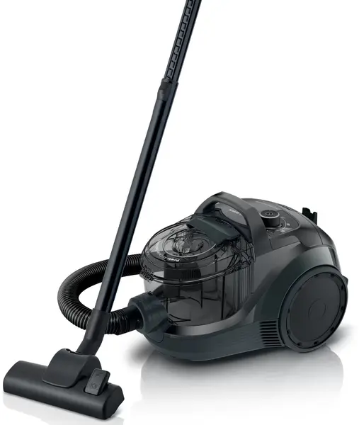 Aspirator fără sac Bosch - BGC21X200, PureAir, negru