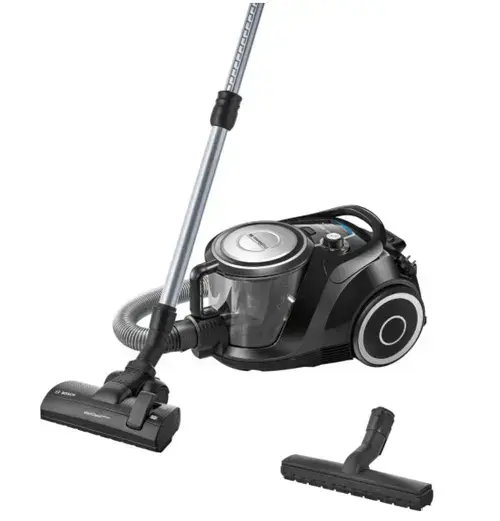 Aspirator fara sac Bosch ProSilence BGS41SIL66, 2.4 L, 600 W (Negru)