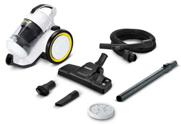 Aspirator fără sac Karcher - VC 3, HEPA 12, alb