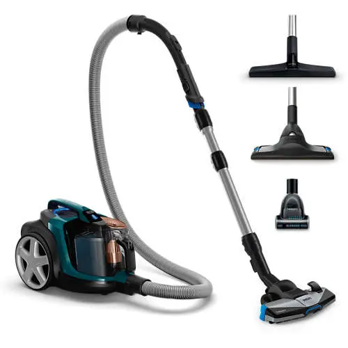 Aspirator fără sac Philips - FC9744/09, HEPA, albastru