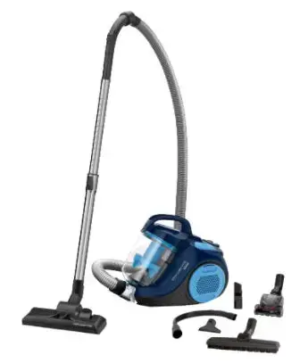Aspirator fara sac Rowenta Swift Power Cyclonic RO2981EA, 750 W (Negru/Albastru)