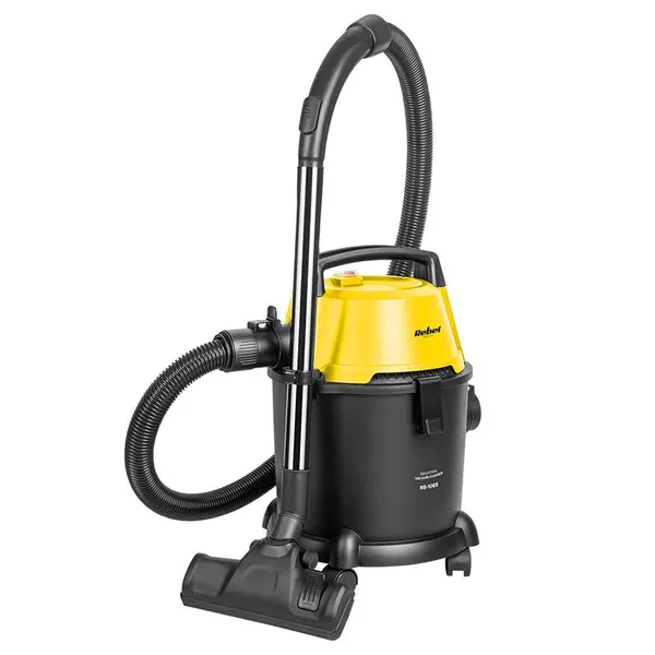 Aspirator industrial Uscat si Umed 2 in 1 Rebel, 1400 W, 15 l, filtru HEPA, filtrare F8, roti, maner transport, Wet Dry Rebel