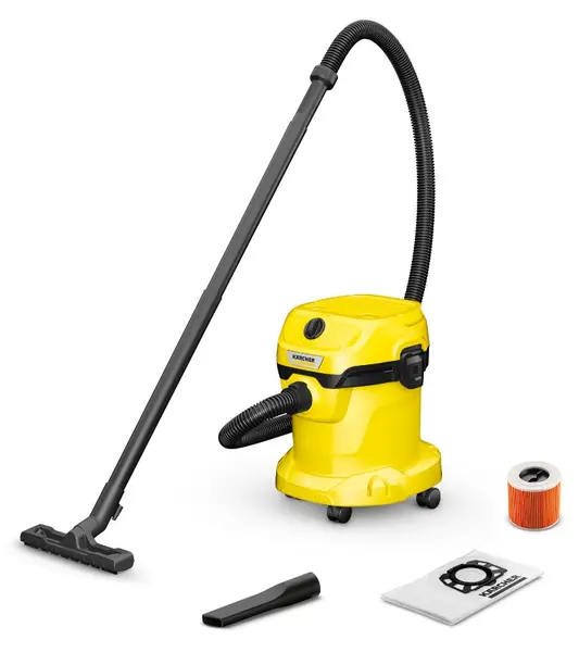 Aspirator Karcher - WD 2 PLUS V-15/4/18/C, galben