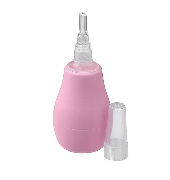 Aspirator nazal Baby Ono cu varf de silicon Roz