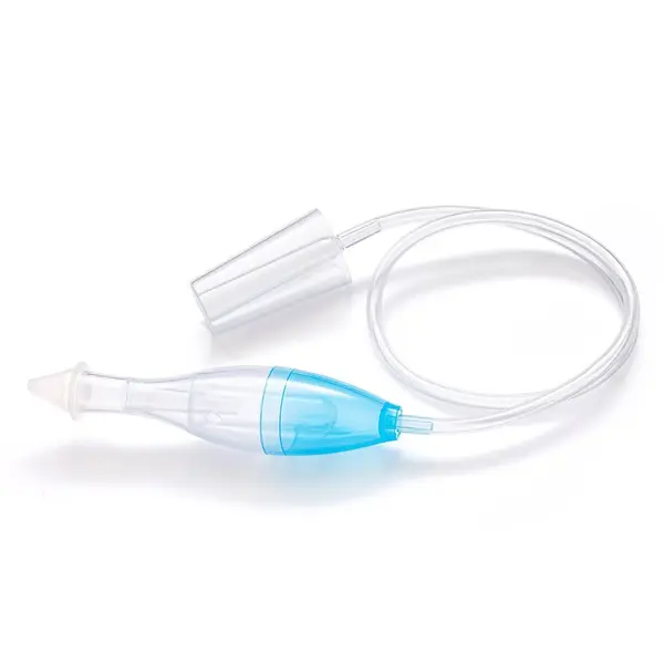 Aspirator nazal Novama Nosa cu conectare la aspiratorul de uz casnic cu varf moale pentru copii din prima zi de viata si periuta din nylon pentru curatare