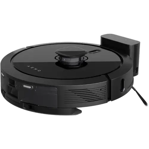 Aspirator robot AENO RC7S, Rezervor apa 0.3 l, Recipient praf 0.3 l, 4000 Pa, Navigare cu LiDAR, 300 mp, 20 senzori, Mapare, Autonomie 250 minute (Negru)