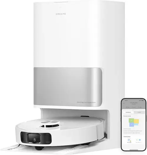Aspirator robot cu mop Dreame L10S Ultra Gen 2 RLL32SE, capacitate baterie 5200mAh, putere de aspirare 10.000Pa, capacitate rezervor 300ml, timp de functionare pana la 240 de minute (Alb)