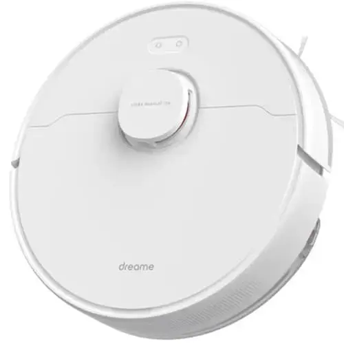 Aspirator robot Dreame D10s, Aspirare Umeda/Uscata, 5200 mAh, Recipient praf 570 ml, Recipient apa 235 ml, Autonomie 280 min (Alb)