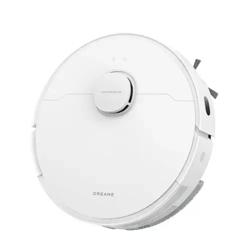 Aspirator robot Dreame D20 Pro RLD43SA, Autonomie 285 minute, Rezervor apa 0.35 l, Recipient praf 0.7 l, 13000 Pa, Navigare cu sistem LDS, Filtru HEPA, Control vocal si aplicatie (Alb)