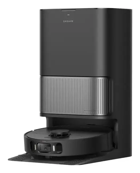 Aspirator robot Dreame L40 Ultra AE RLL77SE-BK, Autonomie 180 minute, 19000 Pa, Rezervor statie apa curata/uzata 4.5/4 l, Recipient praf 0.395 l, Tehnologie MopExtend (Negru)