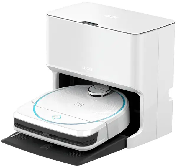 Aspirator robot Hobot - Legee D8 ECOmpactor + stație Lulu, HEPA, alb