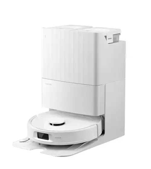 Aspirator robot Roborock QR 598, 60 W, Autonomie 180 minute, 8000 Pa, Capacitate statie praf 2.7L, Rezervor apa 4L, LDS, 5200 mAh (Alb)