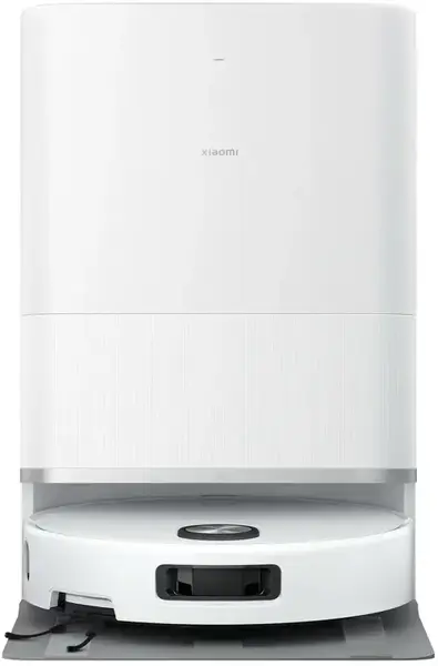 Aspirator robot Xiaomi Robot Vacuum 5 BHR0834EU, 55 W, 20000 Pa, Autonomie 140 minute, Control vocal si aplicatie, Scanare laser S-Cross, Recipient praf statie 2.5 l, Rezervor statie 4 l (Alb)