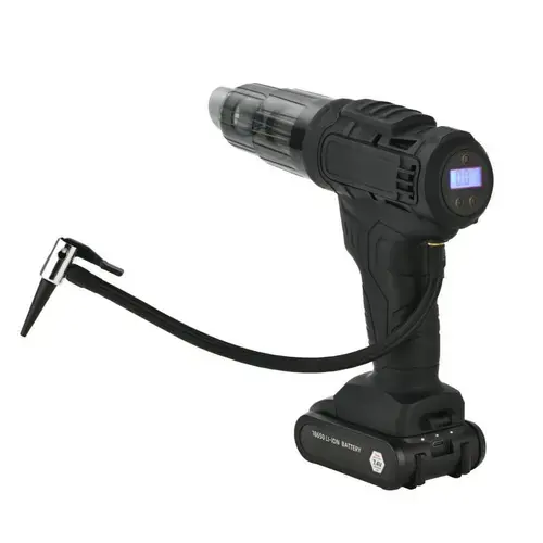 Aspirator si compresor portabil Livoo ON1023N, 50W putere aspirare, 10.3 bar presiune maxima, 7 accesorii (Negru)