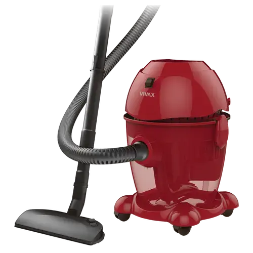 Aspirator umed si uscat Vivax VCW-2002R R2, 1200 W, Filtru Spongios, 8 L, Cablu 5m (Rosu)