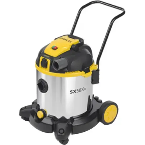 Aspirator umed/uscat Stanley 1600W, 230V, Filtru HEPA, motor electric, functie suflare (Galben/Negru)