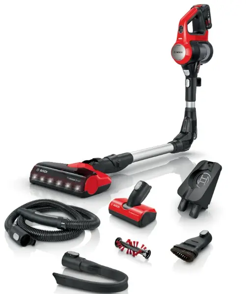 Aspirator vertical Bosch - Unlimited 7 ProAnimal, roșu