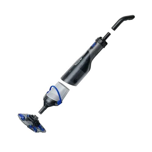 Aspirator vertical de pisina MOVA V10 Handler PCT403T, 4200 LPH, Autonomie 60 minute, Maner 3m, Recipient gunoi 1.8L, IPX8 (Gri)