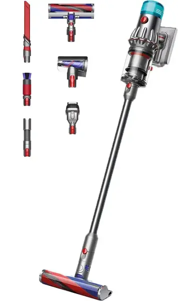 Aspirator vertical Dyson V12 Origin 492711-01, 500 W, 120 AW, Recipient 0.35 l, Filtru HEPA (Argintiu)