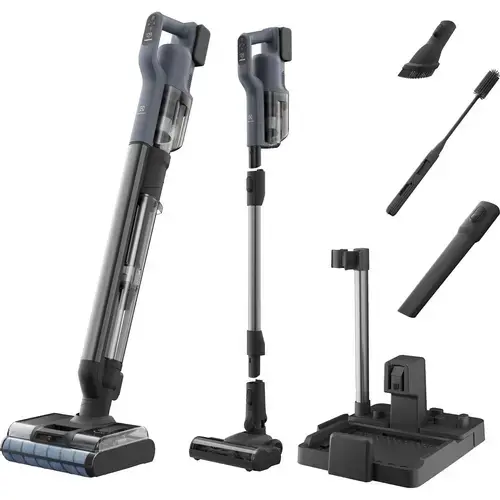 Aspirator vertical Electrolux 800 Wet&Dry 3in1 EW82U2DB, 0.57l, Putere aspirare 105W, 21.6V, autonomie max 35 min (Albastru/Negru)
