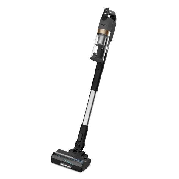 aspirator vertical fara fir levoit v200, autonomie 50 min, iluminare led, 180w, container 0.75 l, filtru hepa 5 stadii, gri