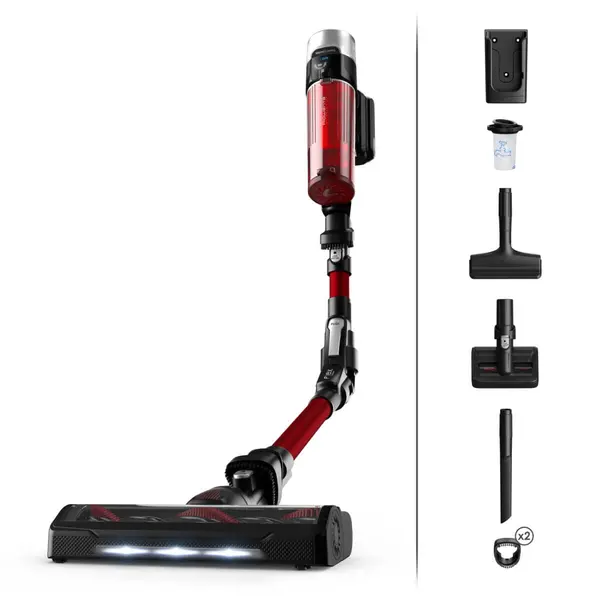 Aspirator vertical fara fir Rowenta X-Force Flex 9.60 Animal Care RH2079WO 250W putere de aspirare 100 air watts autonomie 45 min 3 trepte de pute