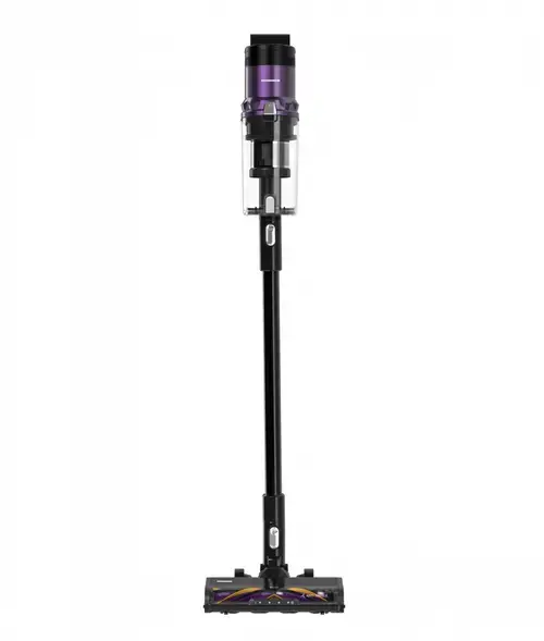 Aspirator vertical HEINNER HSVC-MBDB350ATPP, 350 W, 3 viteze, Senzor IQ, Autonomie 9/20/60 minute, Recipient praf 0.5 l, Filtru HEPA, Perie electrica cu LED (Negru/Mov)