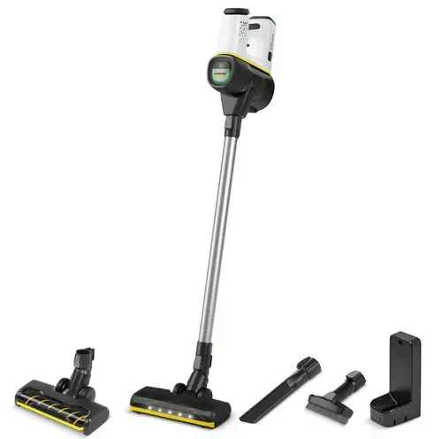 Aspirator vertical Karcher VC 6 Cordless ourFamily Duo, acumulator, 800ml, 25.2V (Alb/Negru)