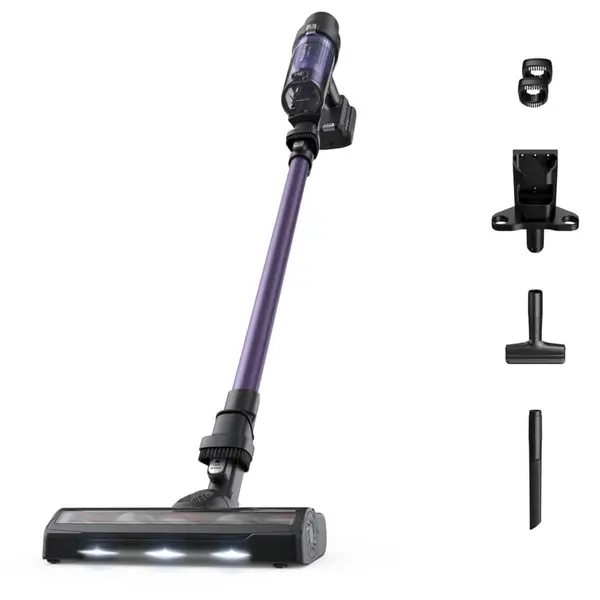 Aspirator vertical Rowenta X-Pert 7.60 RH6A31WO 140 W autonomie pana la 45 minute perie cu iluminare LED statie de incarcare cu suport accesorii