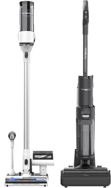 Aspirator vertical și de mână Tineco - Floor One S7 Switch 5-în-1, alb/negru