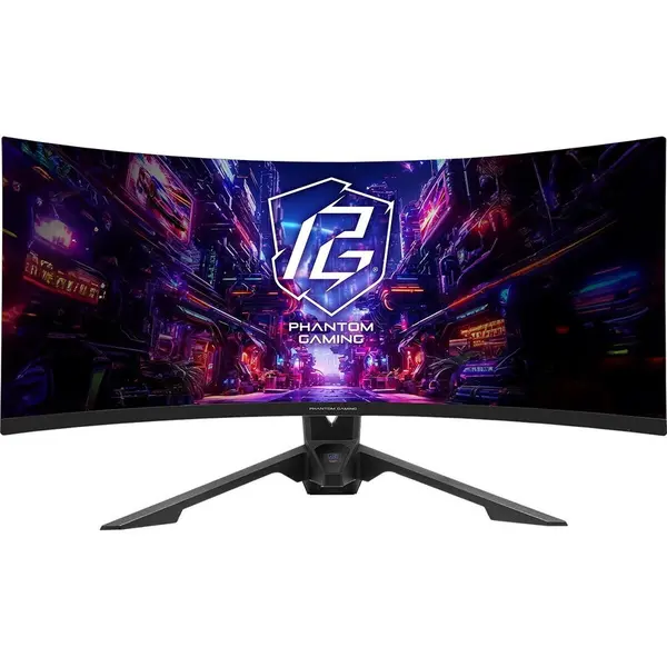 ASROCK Monitor Gaming curbat ASRock Phantom PG34QRT3A, Ultrawide, VA , HDR, 34, QHD 3440x1440, 1 ms, 180 Hz, Negru