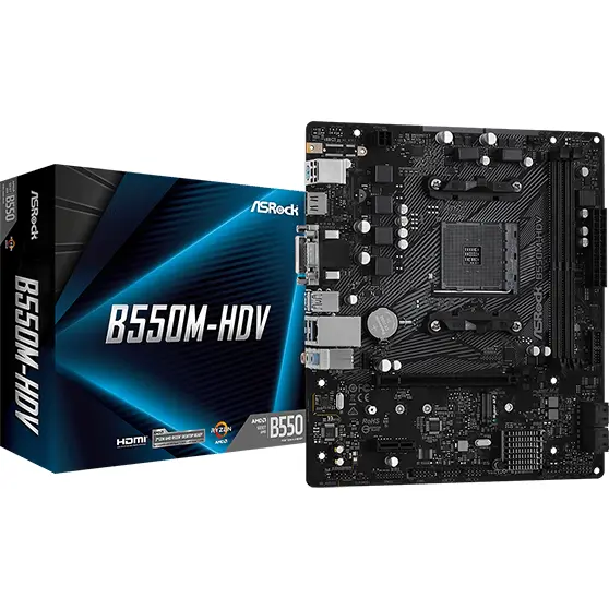 ASROCK Placa de baza ASRock B550M-HDV