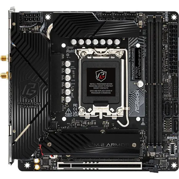 ASROCK Placa de baza ASRock B760I LIGHTNING WIFI