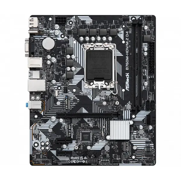 ASROCK Placa de baza Asrock B760M-HDV/M.2 DDR4, 2x DDR4