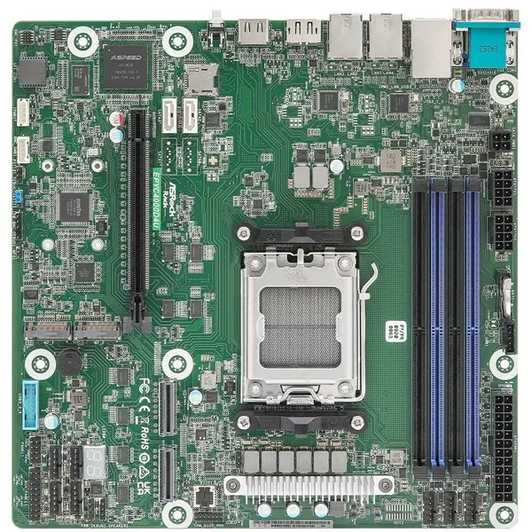 ASROCK Placa de baza Asrock EPYC4000D4U, KNOLL3 X300, Socket AM5, micro ATX