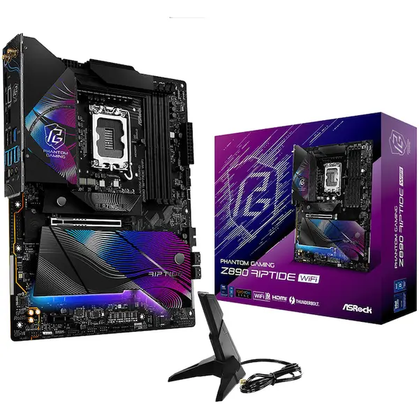 ASROCK Placa de Baza ASROCK Z890 PHANTOM GAMING RIPTIDE WIFI, Socket LGA 1851