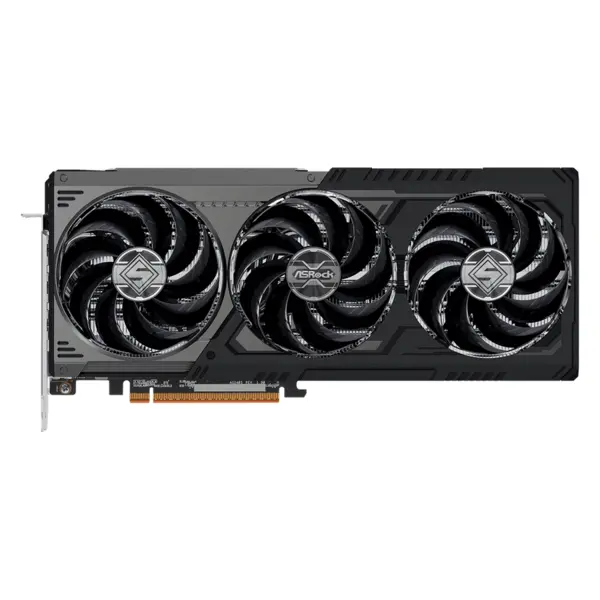 ASROCK Placa video ASRock AMD Radeon RX 9070 XT Steel Legend Dark, 16GB, GDDR6, 256-bit