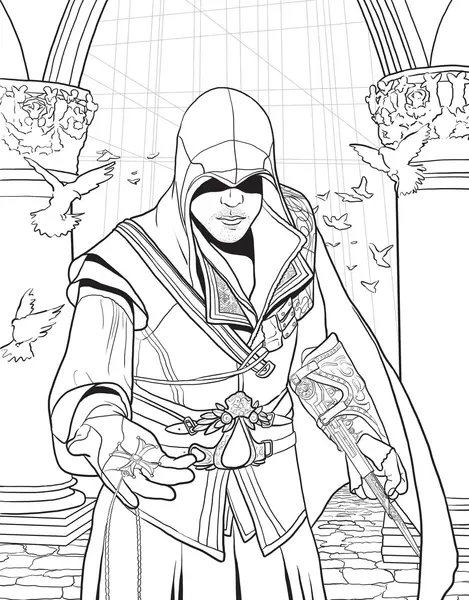Assassin's Creed: The Official Coloring Book |